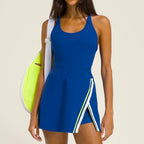 Women’s Tennis Dress with Built-In Shorts – Lightweight Padel & Activewear