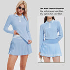 Cloud Performance Set – Women’s Tennis Skirt & Zip Court Top