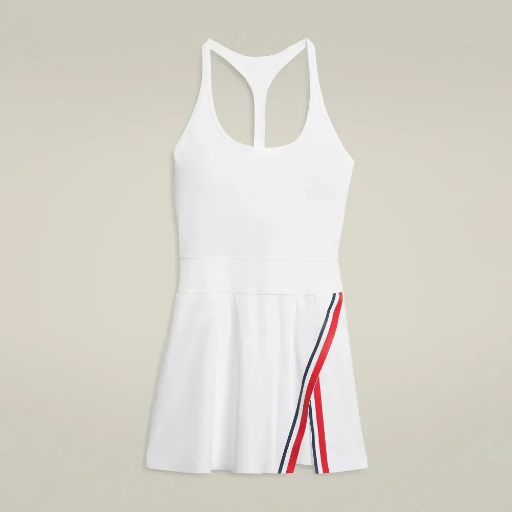 Women’s Tennis Dress with Built-In Shorts – Lightweight Padel & Activewear