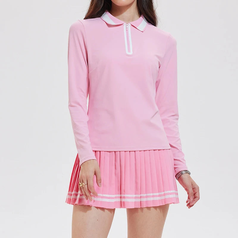 Cloud Performance Set – Women’s Tennis Skirt & Zip Court Top